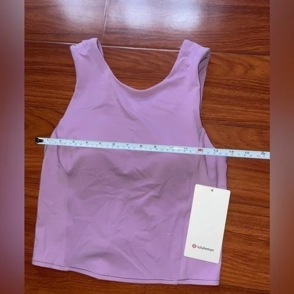 NWT Lululemon Nulu Twist-Back Yoga Tank Top *Light Support Wisteria Purple - Picture 6 of 13